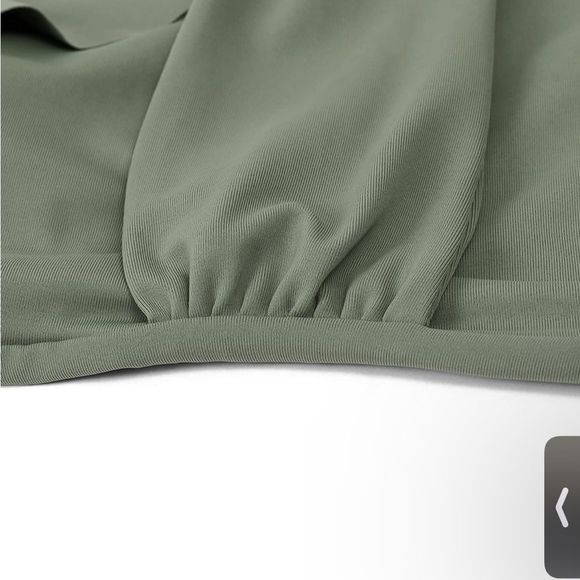 Women One Piece Swimsuit V Neck Ruffle Tummy Control Monokini Bathing Suit sz m - Picture 4 of 6